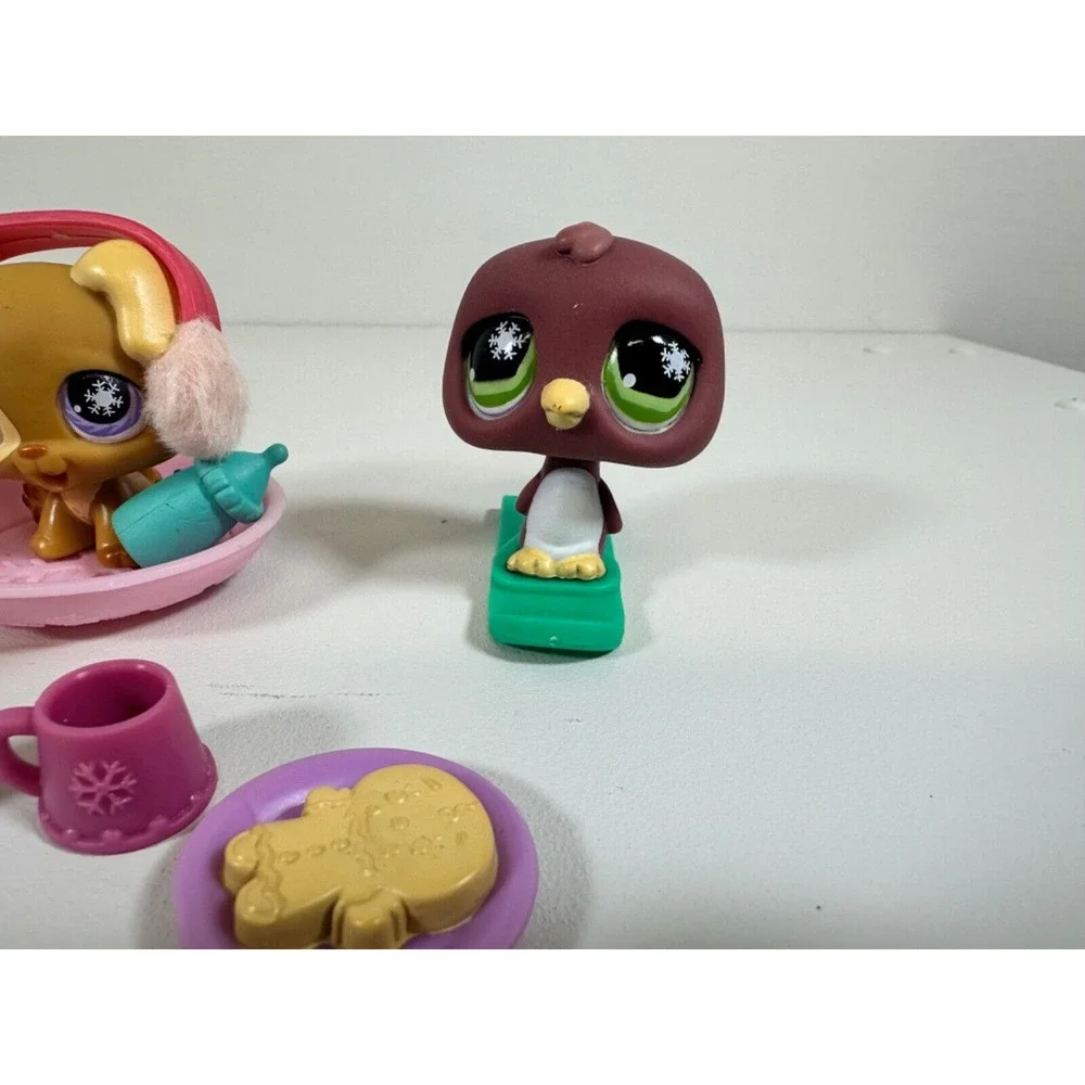 Littlest Pet Shop LPS #759 760 761 Polar‎ Bear Puppy Dog Owl ADVENT CALENDAR